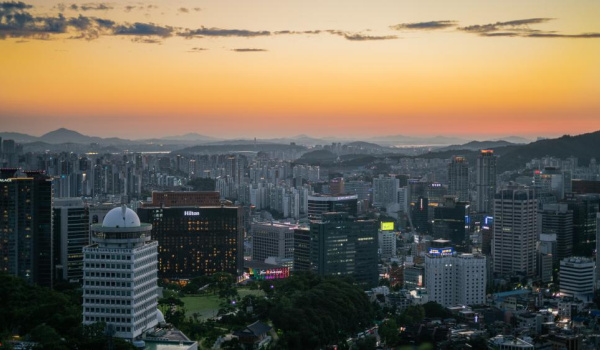 Seoul at dusk