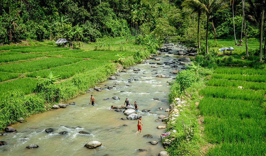 Aek Mais river, North Sumatra