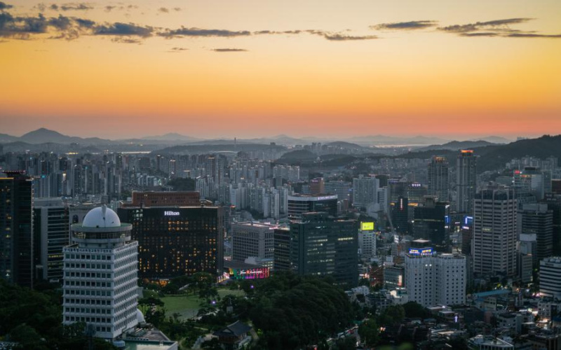 Seoul at dusk